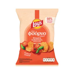 Τσιπς Φούρνου Τομάτα και Βασιλικός 105g
