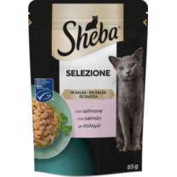 Γατοτροφή Selezione Σολομός σε Σάλτσα 85g