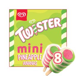 Παγωτό Twister Mini Pineapple 8x43.5g