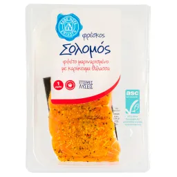 Σολομός Φιλέτο με Καρύκευμα Θάλασσα 250g