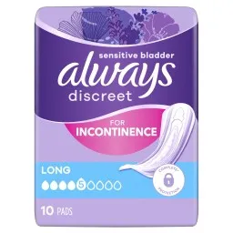 Σερβιέτες Discreet Long 10 Τεμάχια