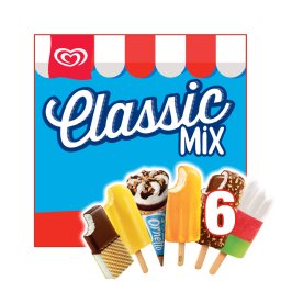 Παγωτό Classic Mix 6x62g