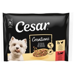 Σκυλοτροφή Creations Multipack 4x100g