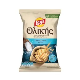 Τσιπς Ολικής Άλεσης Θαλασσινό Αλάτι 95g