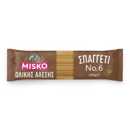 Μακαρόνια Σπαγγέτι Ολικής Άλεσης Νο6 500g