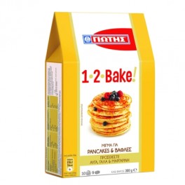 1,2 Bake Γιώτης Μείγμα για Pancakes & Βάφλες 300gr