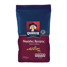 Quaker Νιφάδες Βρώμης σε Σακούλα Αλουμίνιου 500g