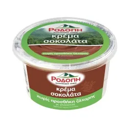 Ροδόπη Κρέμα Βανίλια Χώρις Ζάχαρη 160gr