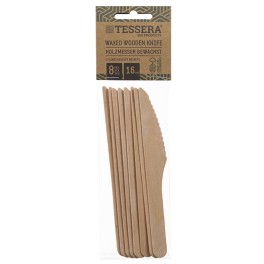 Tessera Μαχαίρι Ξύλινο 16cm 8τμχ