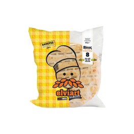 Elviart Πίτες Καλαμποκιού για Σουβλάκια 17cm 8τμχ 680gr