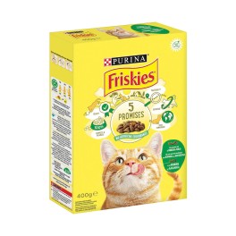 Friskies Adult Ξηρά Τροφή Γάτας Κουνέλι Κοτόπουλο και Λαχανικά 400g