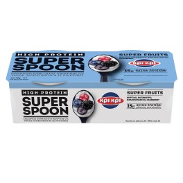 Superspoon Blueberry Επιδόρπιο Γιαουρτιού 2x170 gr