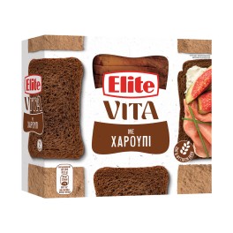 Elite Φρυγανιές με Χαρούπι 250gr