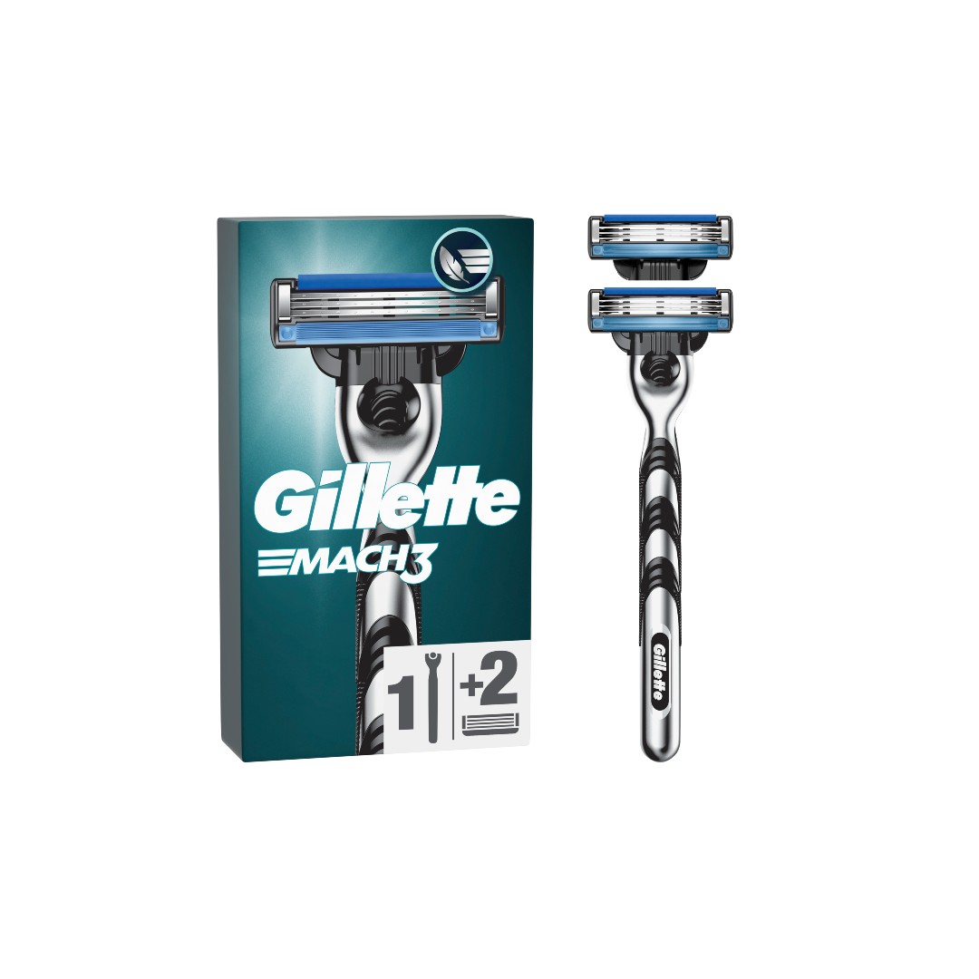 GILLETTE MACH 3 (ΜΗΧΑΝΗ+2 ΑΝΤΑΛ/ΚΑ)