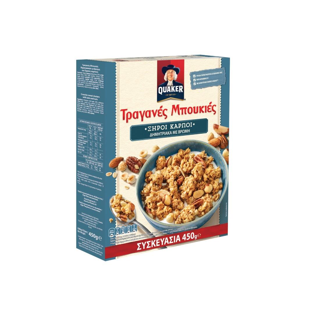 QUAKER ΤΡ.ΜΠΟΥΚΙΕΣ ΞΗΡΟΙ ΚΑΡΠΟΙ 450ΓΡ