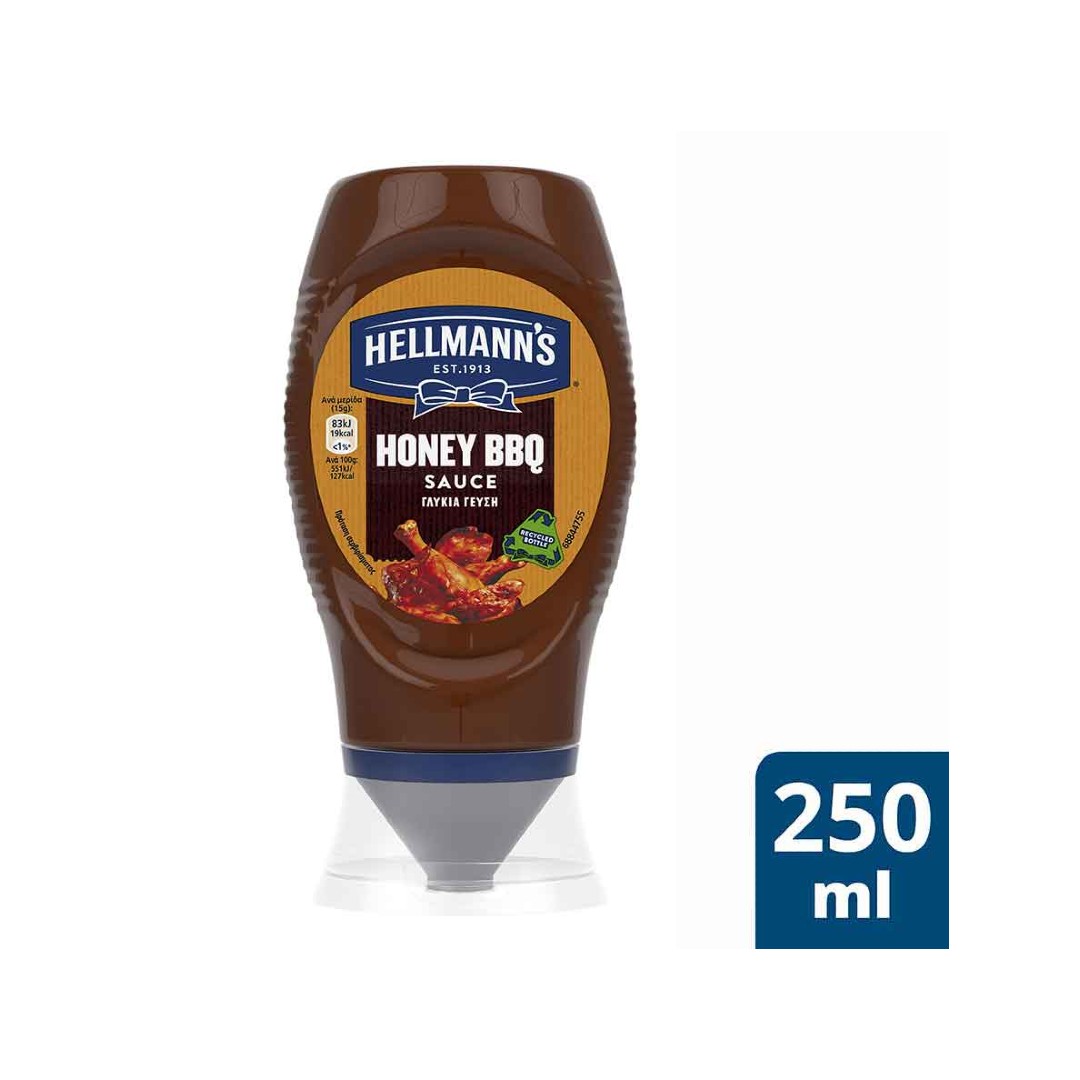 HELLMANNS ΣΑΛΤΣΑ BBQ ΜΕ ΜΕΛΙ 250ML