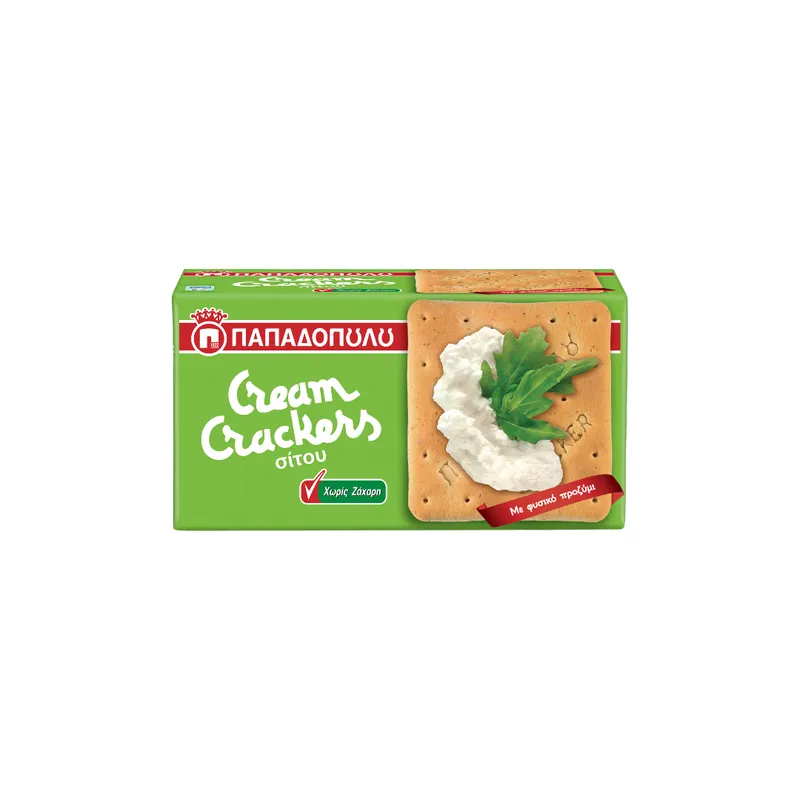 ΠΑΠΑΔΟΠΟΥΛΟΥ CREAM CRACKERS Χ.ΖΑΧΑΡΗ 165ΓΡ