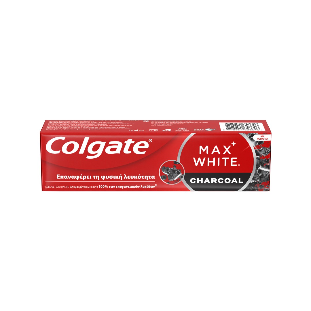 COLGATE ΟΔ/ΜΑ ΜΑΧ WHITE CHARCOAL 75ML