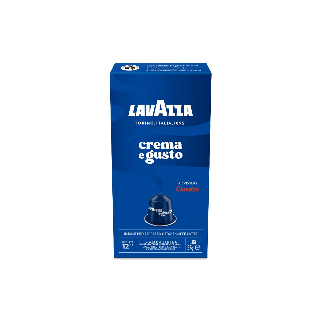 LAVAZZA ΚΑΨΟΥΛΕΣ KAΦΕ CREMA E GUSTO 10*5.7ΓΡ