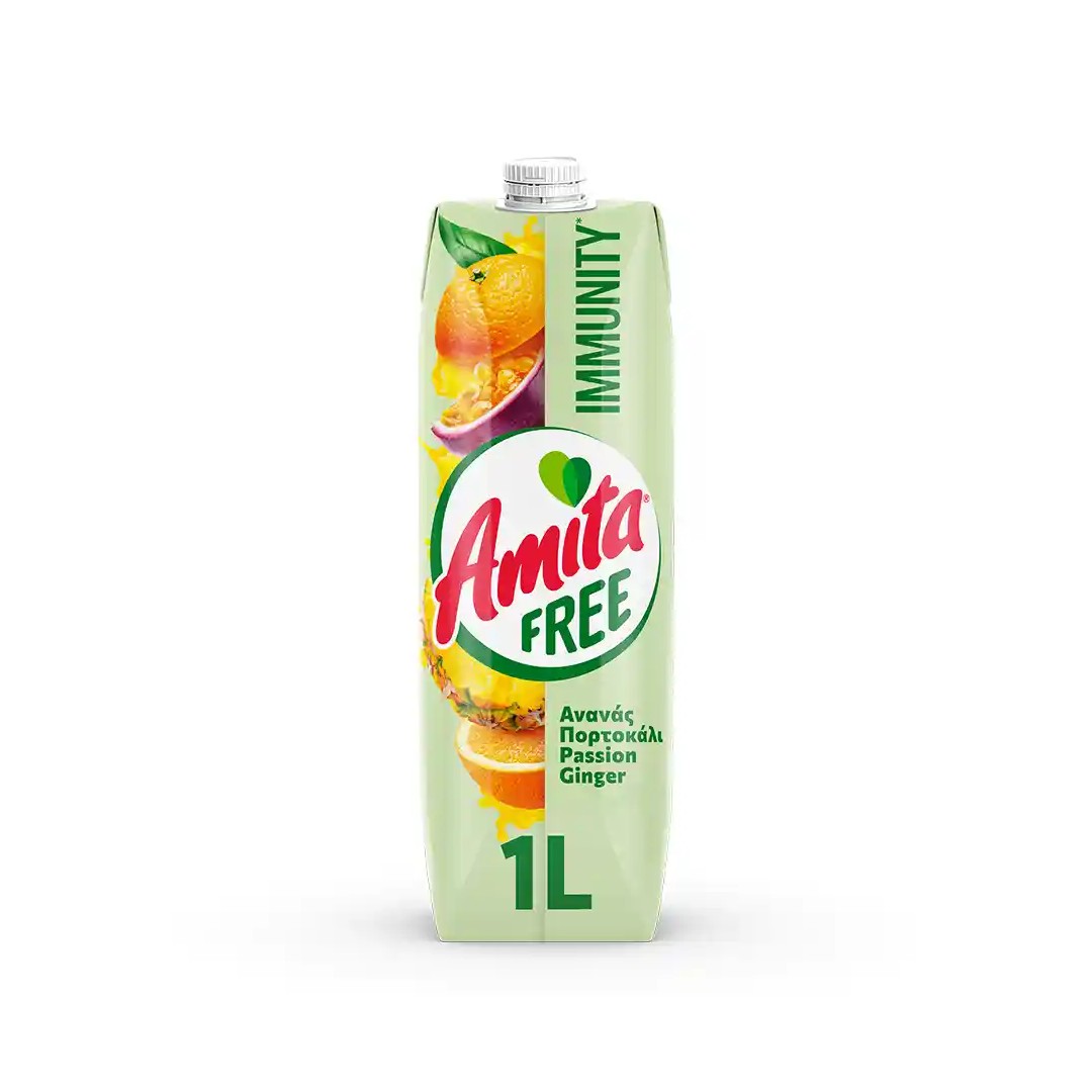 AMITA FREE IMMUNITY ANAN.ΠΟΡΤ.PASS.GIN 1L