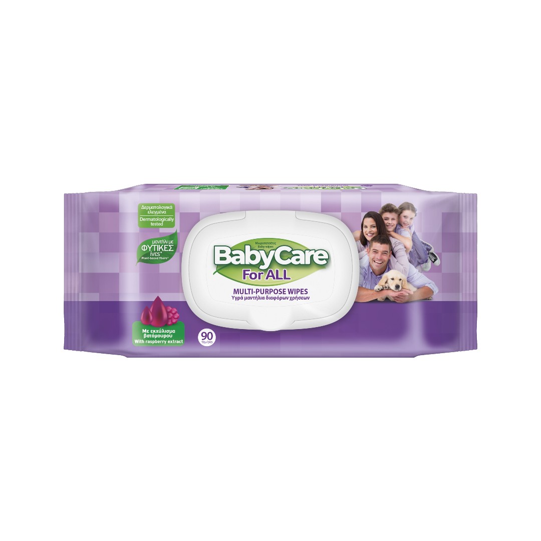 BABYCARE ΜΩΡΟΠ.FOR ALL RASPBERRY 90T