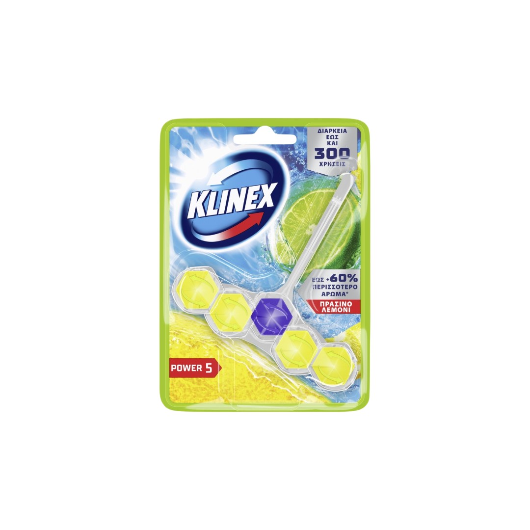 KLINEX WC BLOCK ΠΡΑΣΙΝΟ ΛΕΜΟΝΙ 50ΓΡ