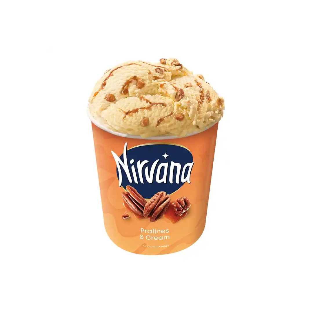 NIRVANA ΠΑΓΩΤΟ PRALINES & CREAM 310ΓΡ