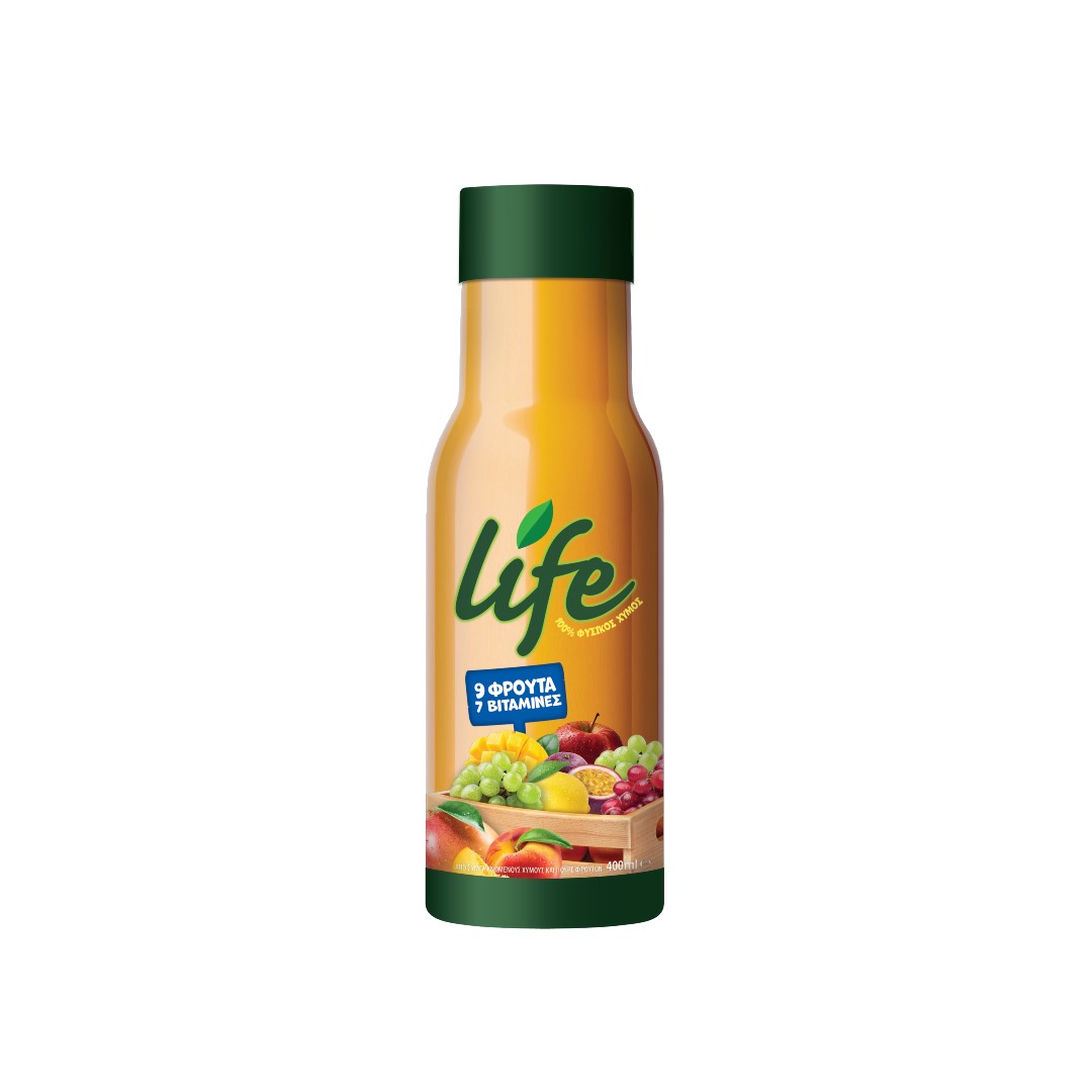 LIFE 9 ΦΡΟΥΤΑ ΜΠΟΥΚΑΛΙ 400ML