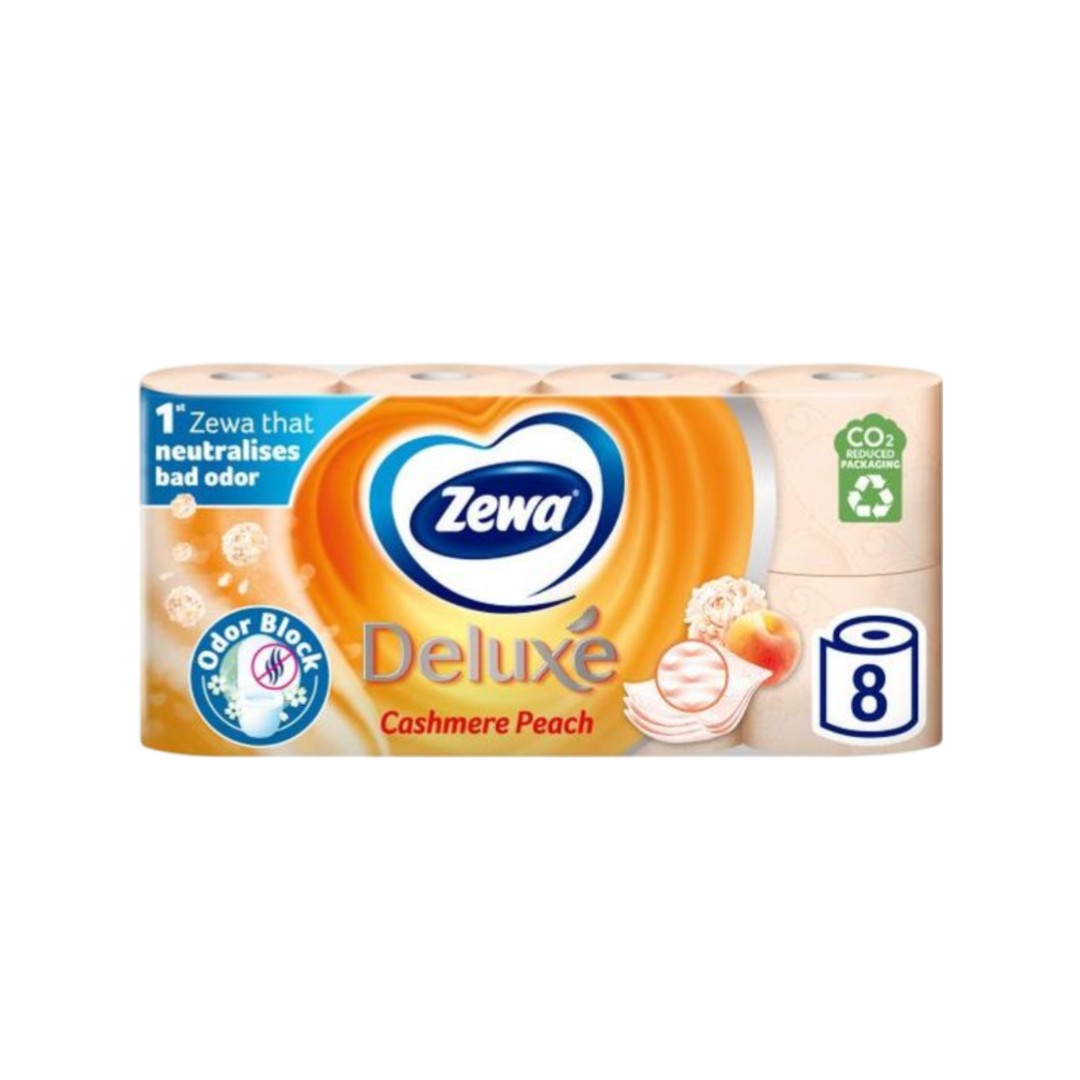 ZEWA Χ.ΥΓΕΙΑΣ DELUXE PEACH 8ΑΡΙ 704ΓΡ