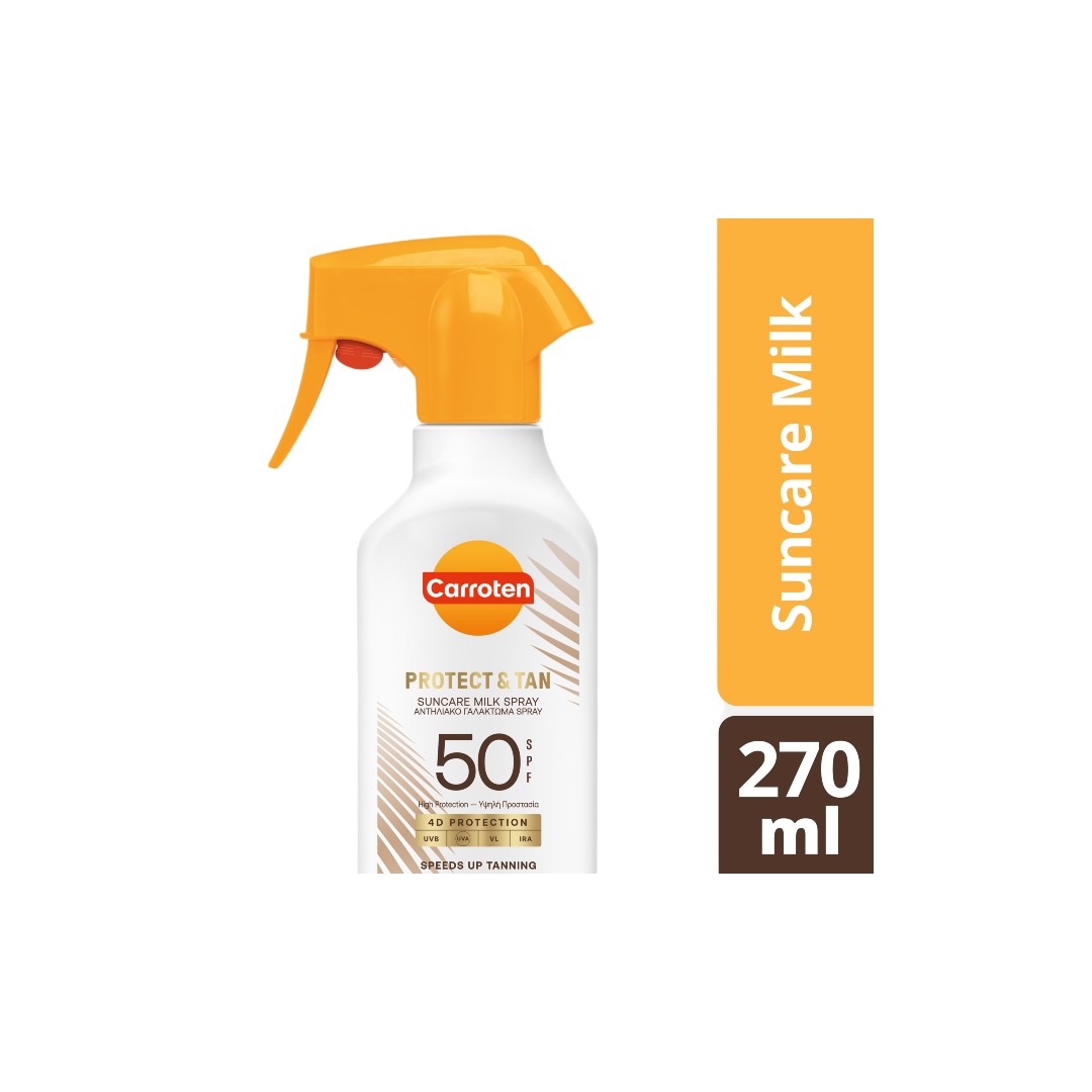 CARROTEN MLK SP ΤRG TAN&PROT SPF50 270ML