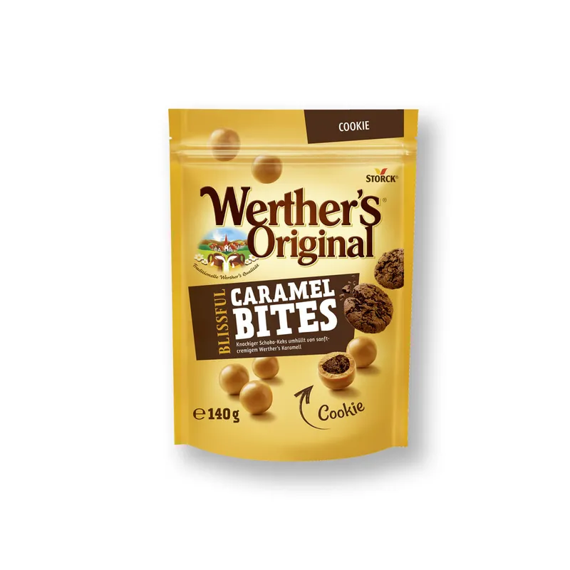 WERTHERS ORIGINAL CARAMEL BITES COOKIES 140ΓΡ