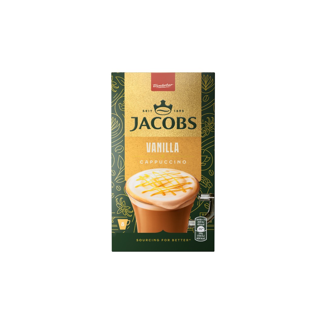 JACOBS CAPPUCINO VANILLA 8*17.8ΓΡ