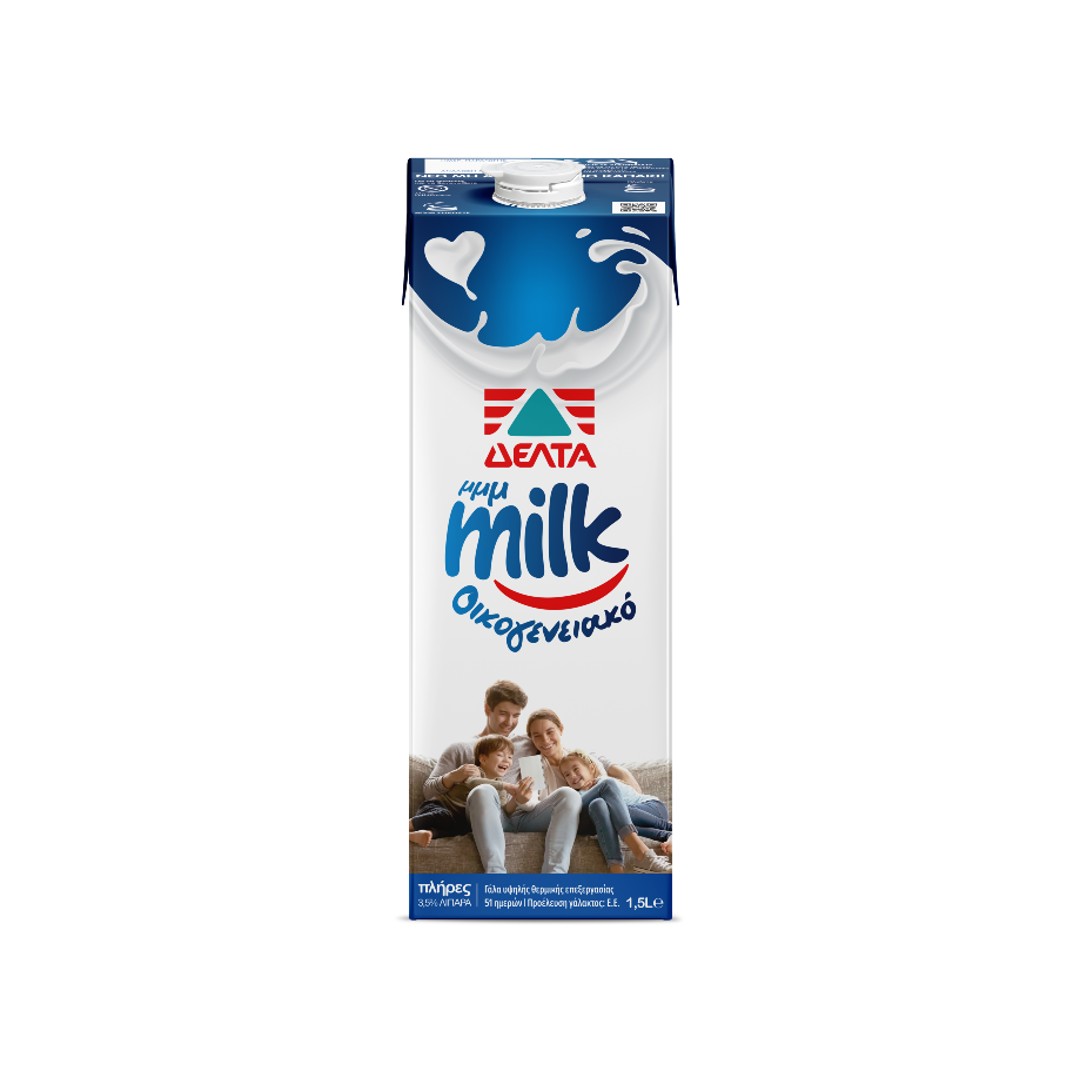 ΔΕΛΤΑ ΓΑΛΑ Μμμmilk ΟΙΚΟΓ.ΠΛΗΡΕΣ 1.5L