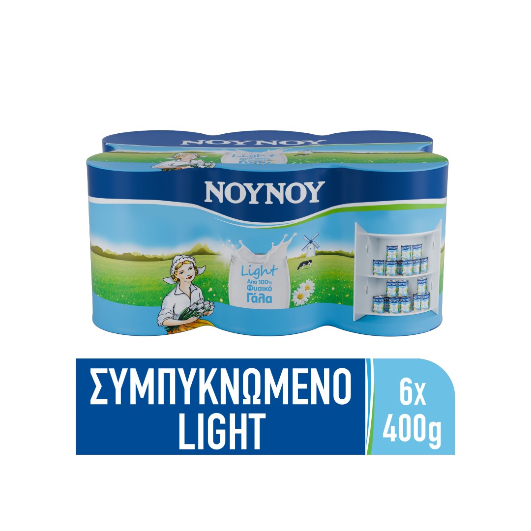 ΝΟΥΝΟΥ ΓΑΛΑ ΣΥΜΠ/ΝΟ LIGHT 6*400ΓΡ