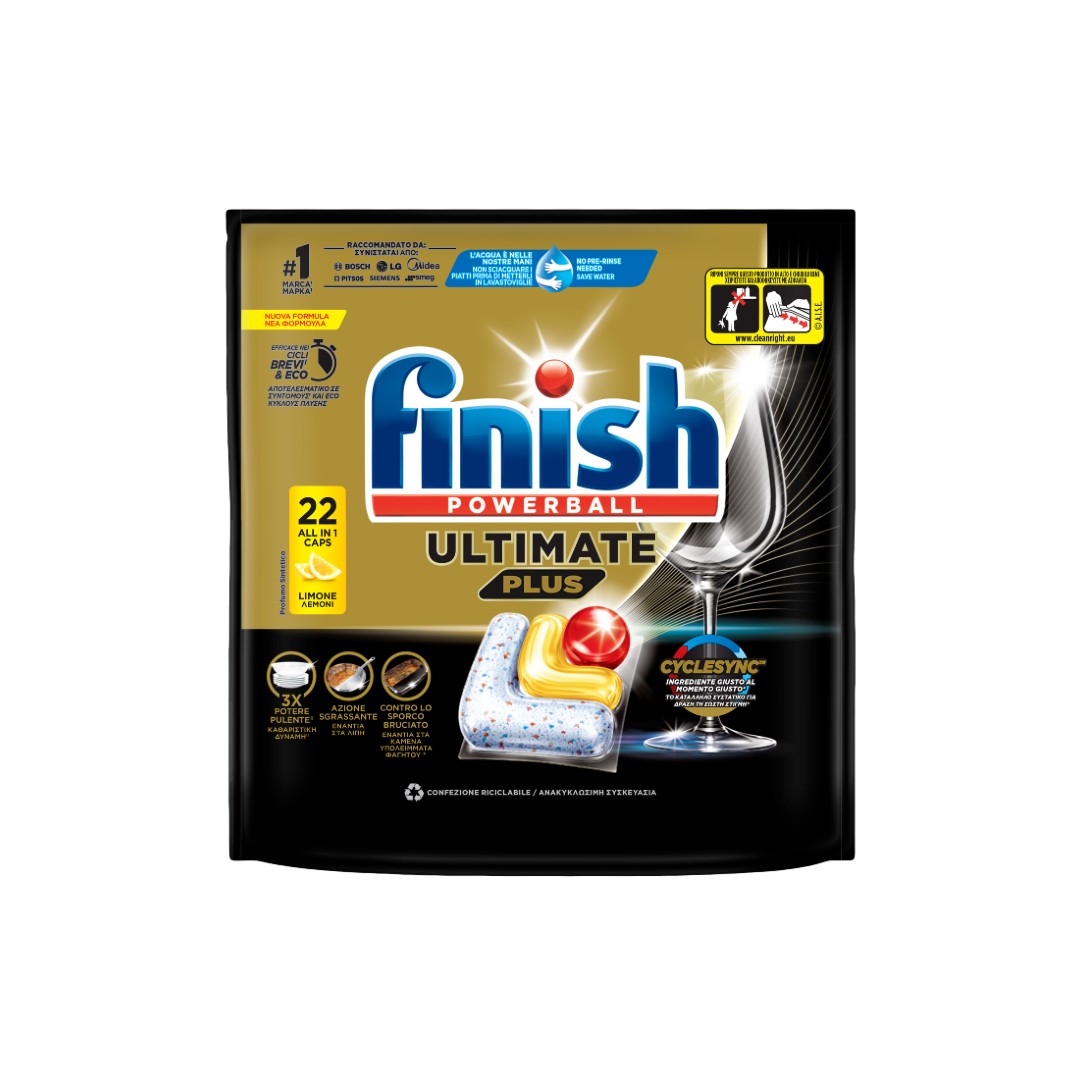FINISH TABS ΠΛΥΝΤ.ΠΙΑΤΩΝ UL.PL ALLIN 1 ΛΕΜΟΝΙ 22Τ