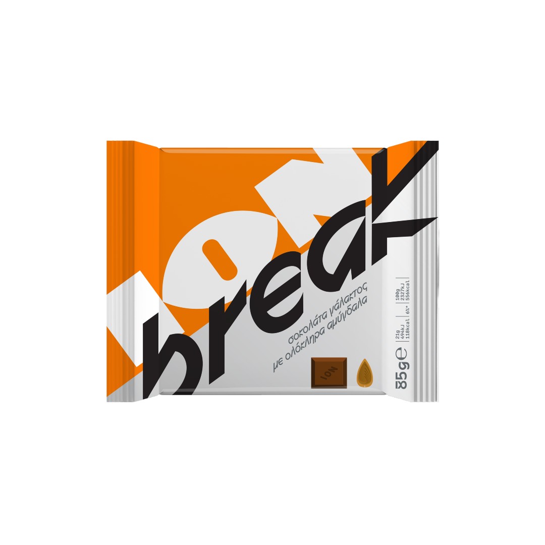 ΙΟΝ BREAK ΣΟΚΟΛΑΤΑ ΓΑΛΑΚΤΟΣ ΑΜΥΓΔΑΛΟΥ 85ΓΡ