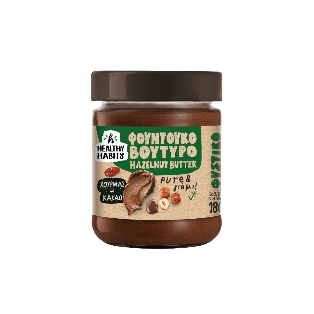 HEALTY HABITS ΦΟΥΝΤ.ΜΕ ΚΑΚΑΟ & ΧΟΥΡΜΑ 180ΓΡ