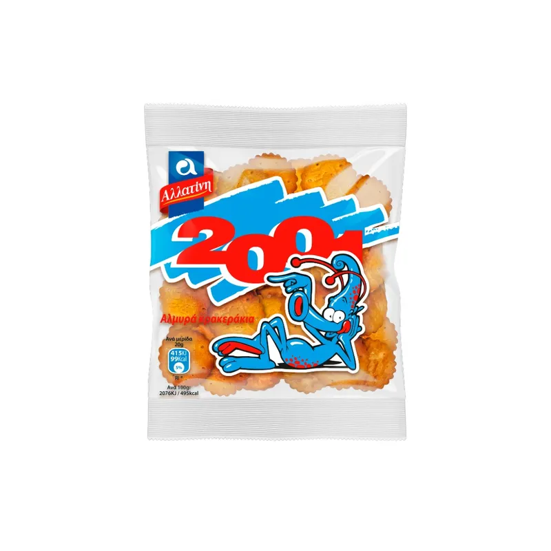 ΑΛΛΑΤΙΝΗ 2001 CRACKERS ΑΛΜΥΡΑ 40ΓΡ