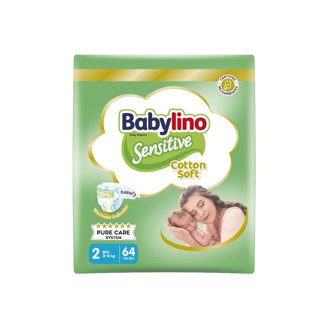 BABYLINO SENSITIVE N.2 3-6K 64Τ