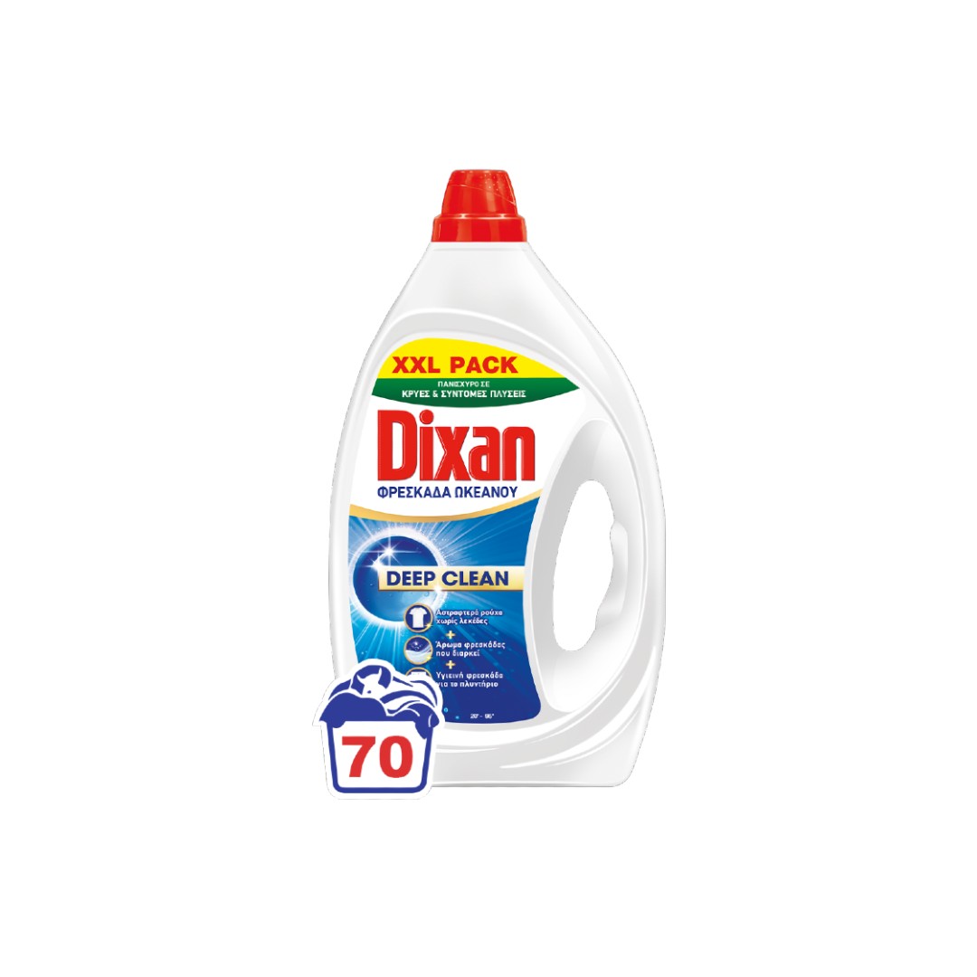 DIXAN GEL ΦΡΕΣΚΑΔΑ ΩΚΕΑΝΟΥ 70ΜΕΖ 3,15L