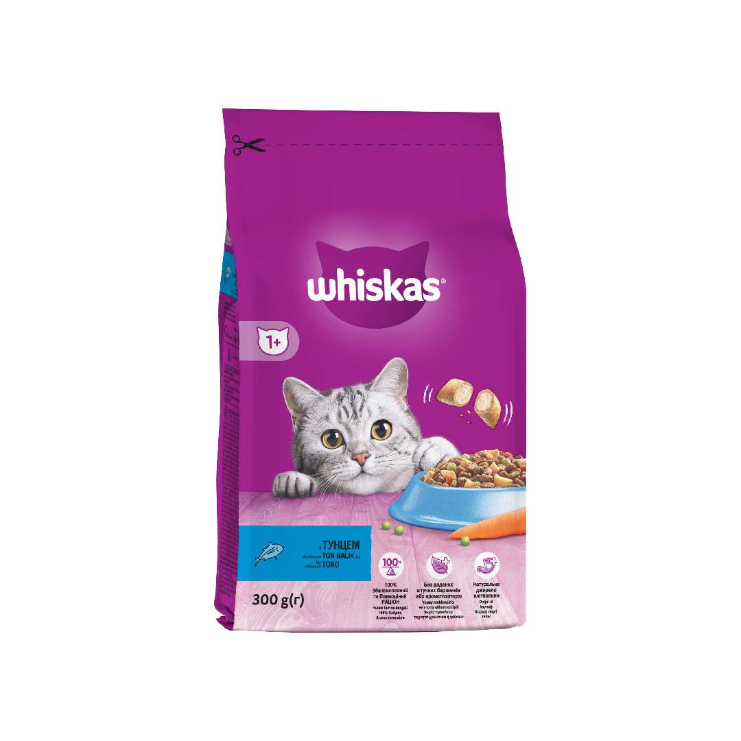 WHISKAS ADULT ΤΟΝΟΣ-ΓΕΜ.ΚΡΟΚΕΤΕΣ 300ΓΡ