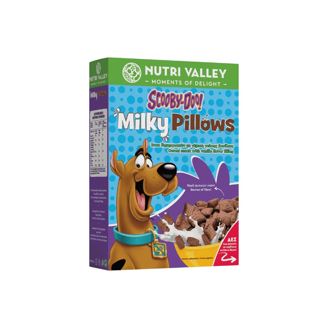 NUTRI VALLEY ΔΗΜΗΤΡΙΑΚΑ SCOOBYDOO MILKY 375ΓΡ