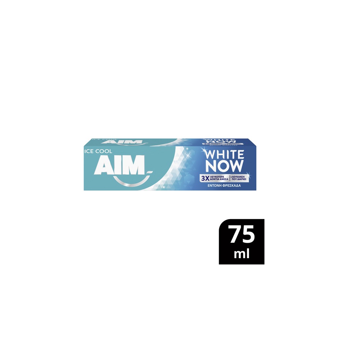 AIM ΟΔΟΝΤΟΚΡΕΜΑ WHITE NOW ICE MINT 75ML