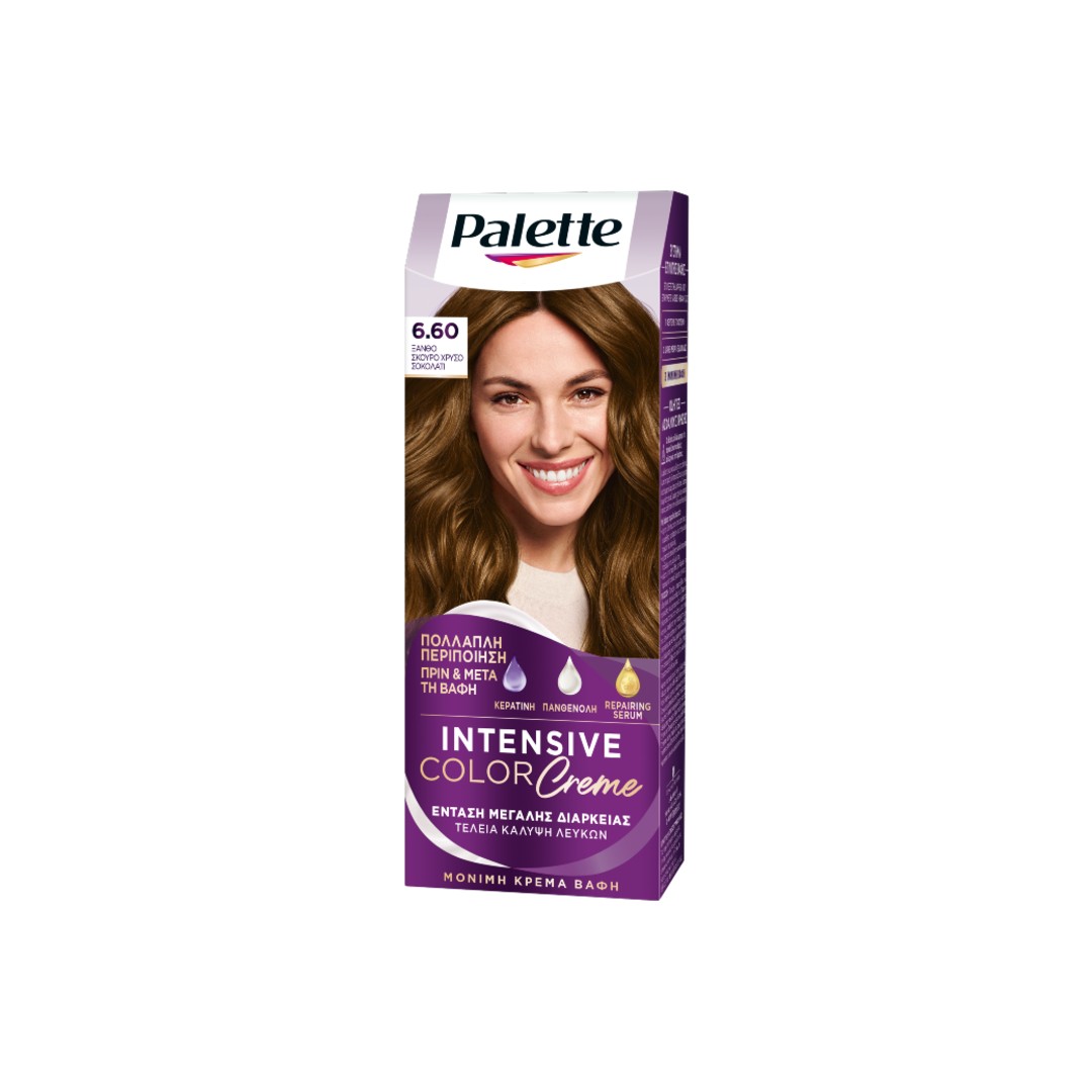 PALETTE ICC N.6.60 ΞΑΝΘΟ ΣΚ.ΧΡ.ΣΟΚΟΛΑΤΙ