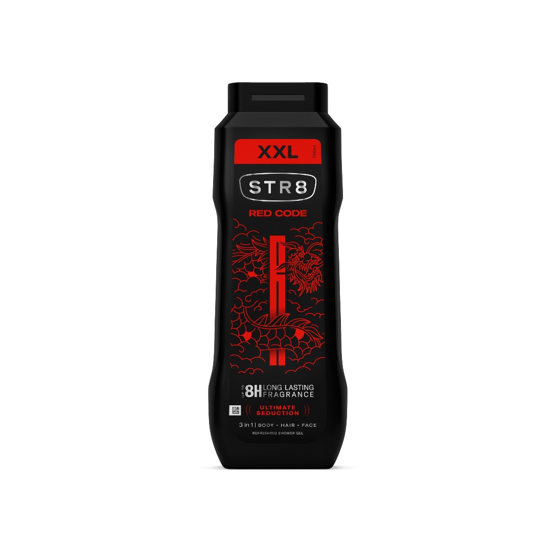 STR8 SHOWER GEL RED CODE 750ML