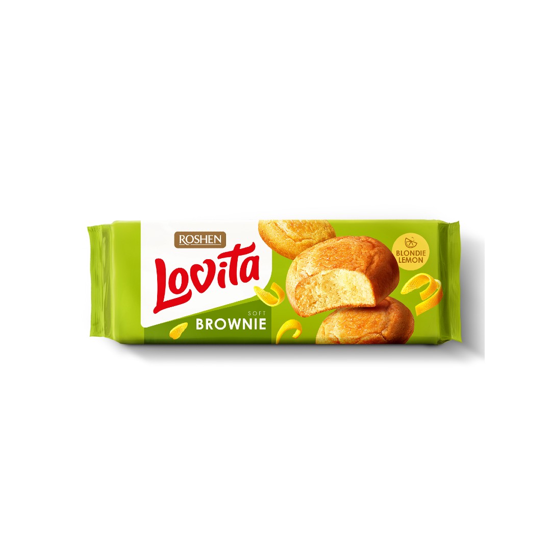 LOVITA BISCUITS BLONDIE BROWNIE WITH LEMON 152ΓΡ
