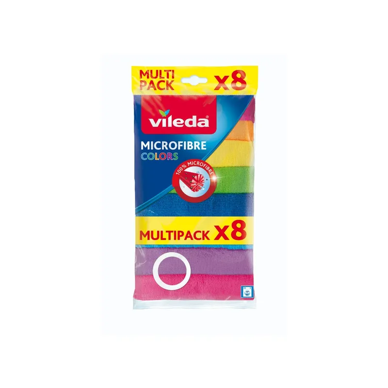 VILEDA ΠΕΤΣETA MICROFIBRE COLORS 8T.