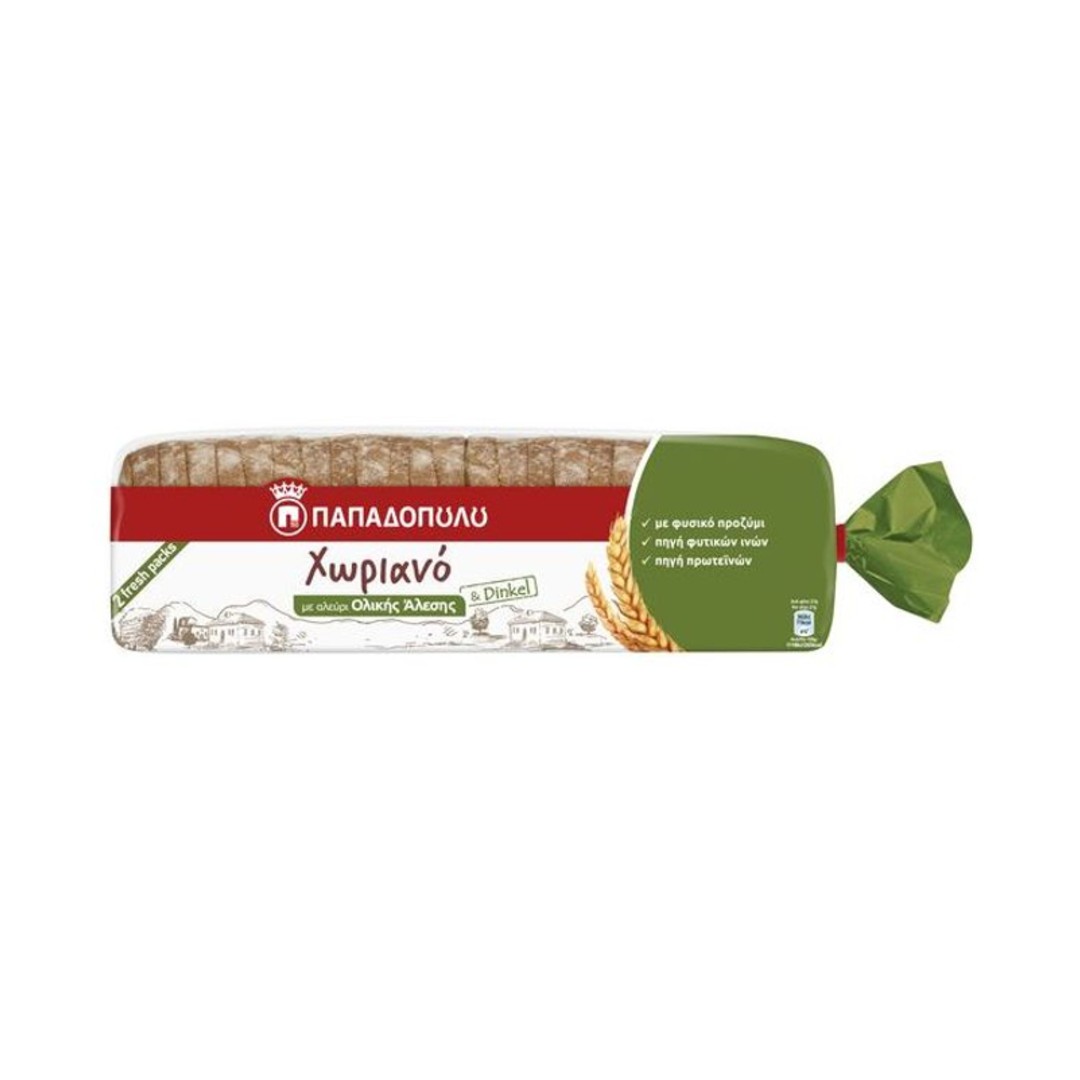 ΠΑΠΑΔΟΠΟΥΛΟΥ ΨΩΜΙ ΧΩΡΙΑΝΟ ΟΛ.ΑΛ.ΜΕ DINKEL 700ΓΡ