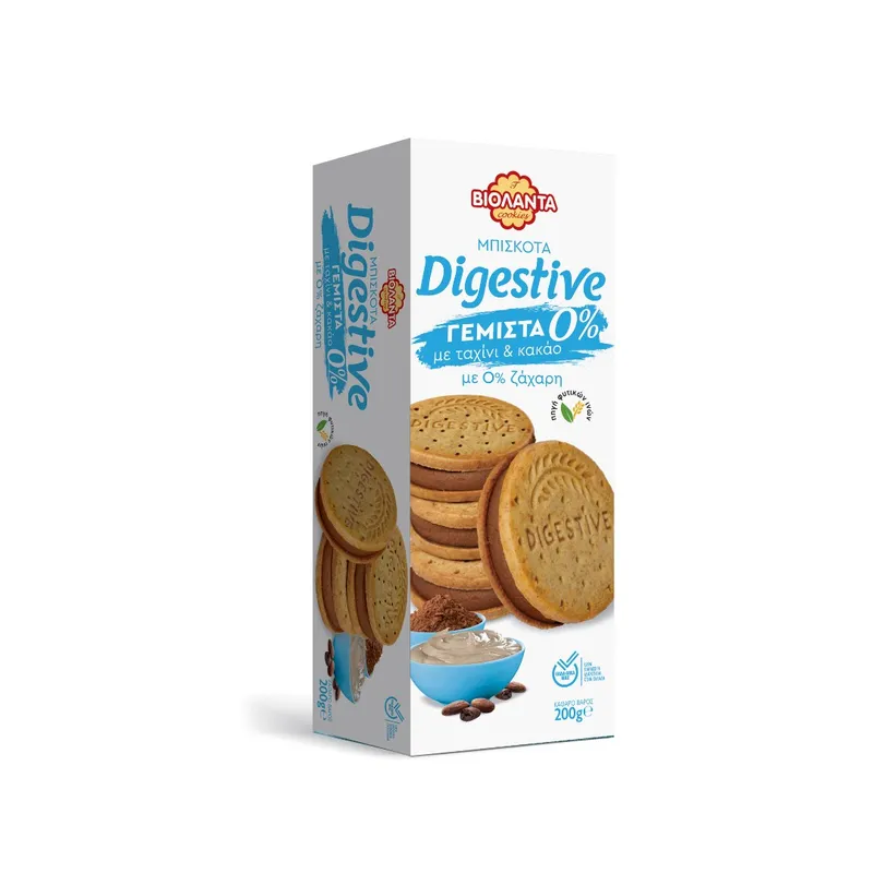 ΒΙΟΛΑΝΤΑ ΜΠΙΣΚΟΤΑ DIGESTIVE ΓΕΜ. 0% ΤΑΧ.-ΚΑΚ.200ΓΡ