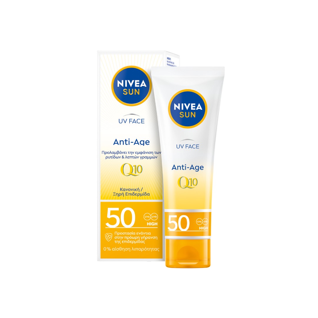 NIVEA SUN UV FACE CREAM ANTI-AGE SPF50 50ML